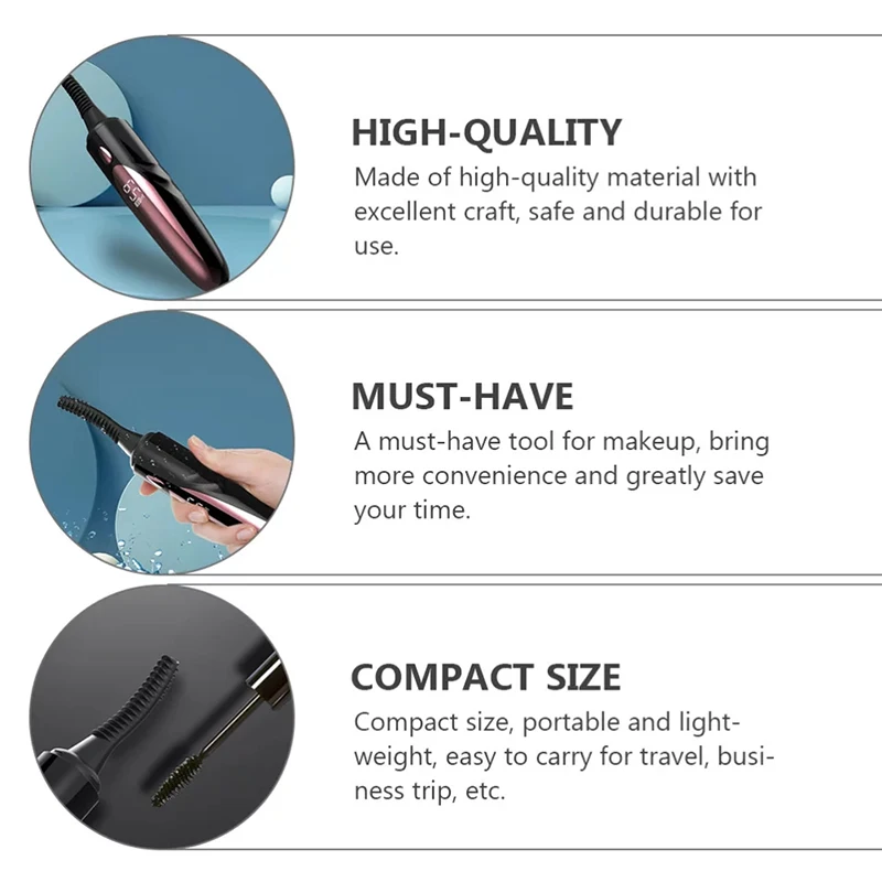 Wireless Eyelash Curling Device Temperature Control Heating Eyelash Curler Waterproof Shaping Household Electric Lash Curler_voghion.com