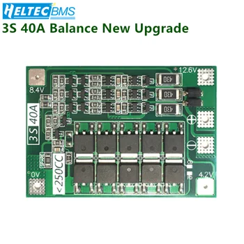 

3S 40A BMS 11.1V 12.6V 18650 lithium battery protection Board with balanced Version for drill 40A current/ Motorcycle battery