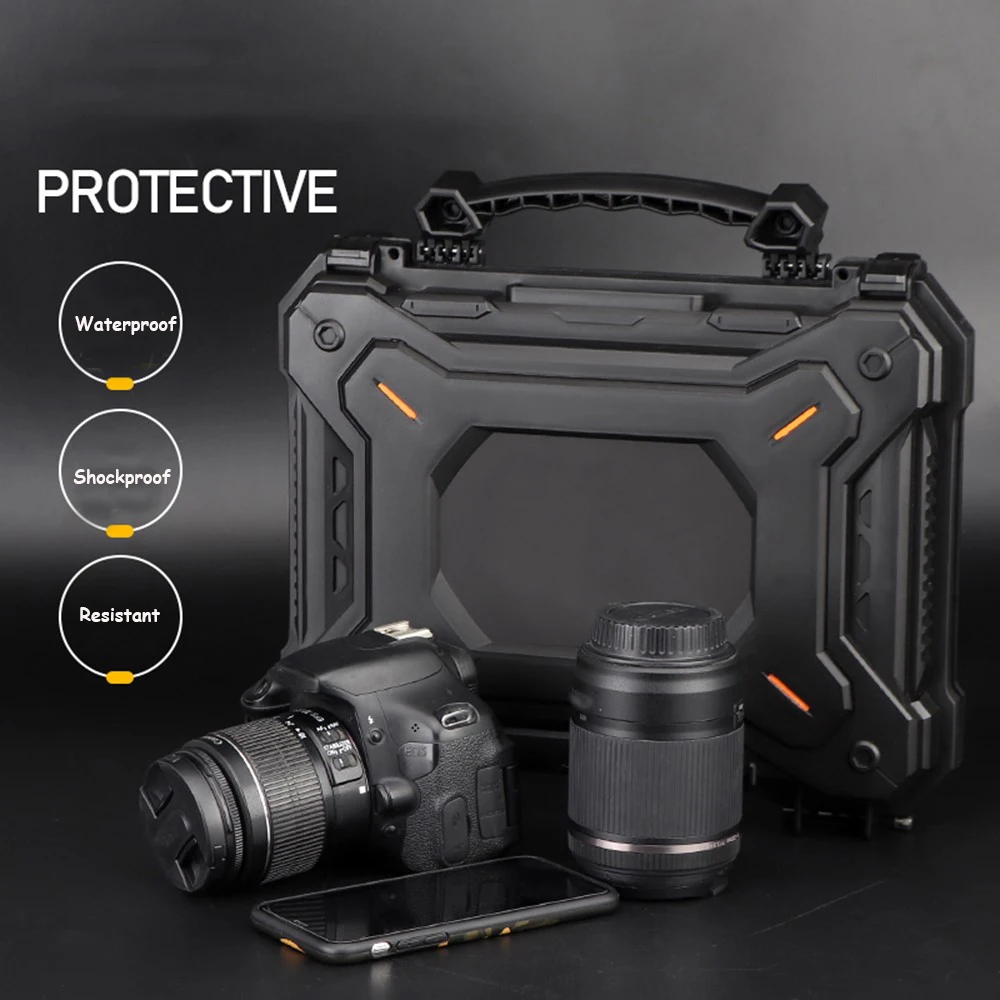 Tactical-Hunting-Gun-Safety-Case-Camera-Protective-Case-Waterproof-Gun-Box-with-Foam-Padded-Safety-Lock