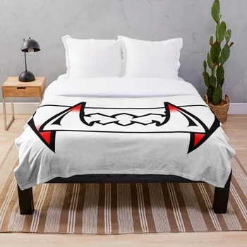 

Drop Shipping Printed Throw Blanket Sherpa Fleece Soft Blanket Flannel Rug Home Decoration For Bed Trick Or Treat Vampire Teeth