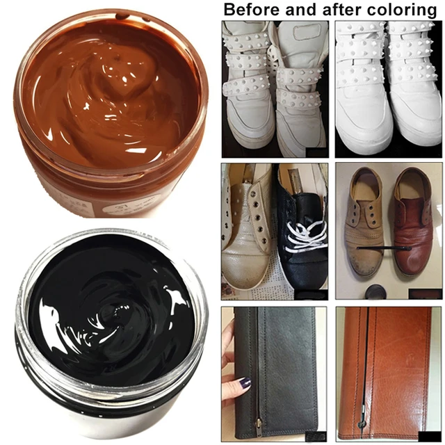 Dark Brown Leather Dye Paint Oily DIY Professional Paint Leather Craft  Leather Bag Sofa Shoes Repair Complementary Color Paste - AliExpress