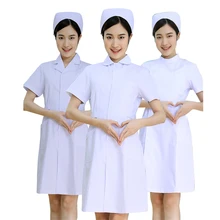 Белые пальто для медсестры, медицинская униформа, хирургический скраб, рабочая одежда, лабораторное пальто с коротким рукавом, женские скрабы, больничная одежда для врача