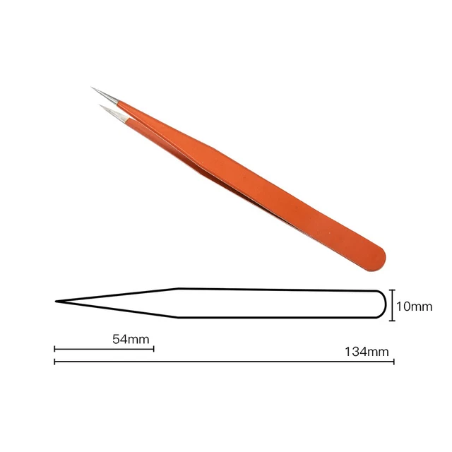 Macaron Color Stainless Steel Tweezers DIY Scrpabooking Tape Sticker Tool Journal Paper Gadgets Practical Portable Tweezers G