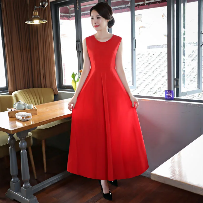 Черный красный ретро Двухсекционный Китайский традиционный cheongsam женский Улучшенный элегантный cheongsam Высокое качество платье плюс размер