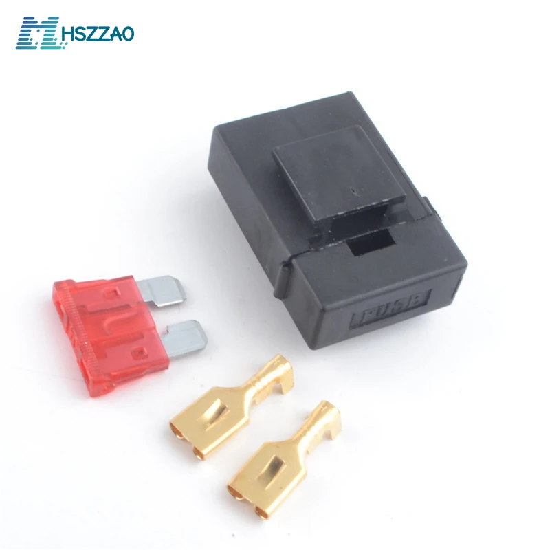 

Waterproof ATO Fuse/Blade Fuse Holder Set Kit 3A 5A 7.5A 10A 15A 20A 25A 30A 35A 40A For Car, ship, RV,Motorcycle,Truck