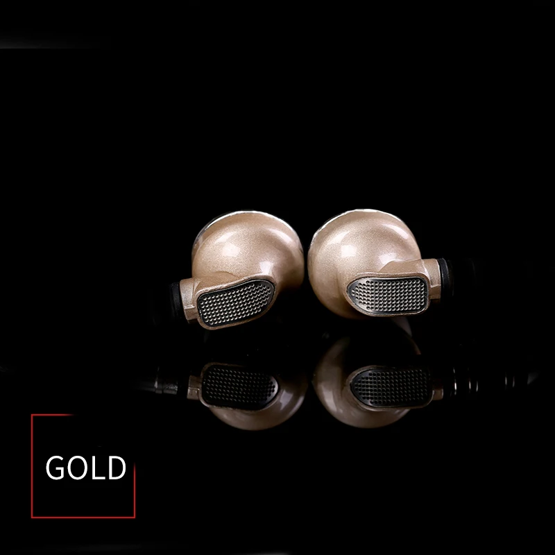 gold no mic SENFER DT6 PRO 1DD+ 2BA гибридные наушники в ухо HIFI DJ бег спортивные наушники съемный MMCX кабель V90 ZSN DT8 T2 V80 T3 - Цвет: gold no mic
