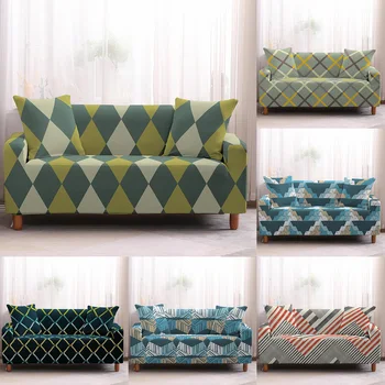 

slipcovers sofa tight wrap all-inclusive slip-resistant sectional L-shape corner sofa cover elastic couch cover 1/2/3/4 Seater