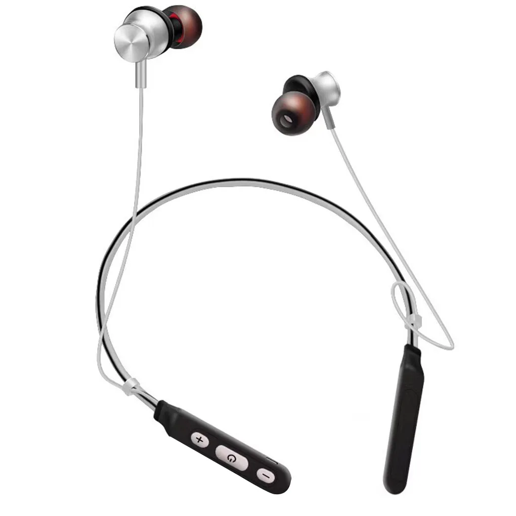 Мини Bluetooth 4,1 гарнитура Handsfree Dual Ear беспроводные шейные Висячие спортивные наушники вкладыши