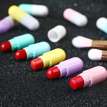 

10Pcs/Set Empty Cosmetic Containers Lipstick Jars Balm Tube Cap Container Travel Makeup Tools Empty Pill Empty Lip Gloss Tubes