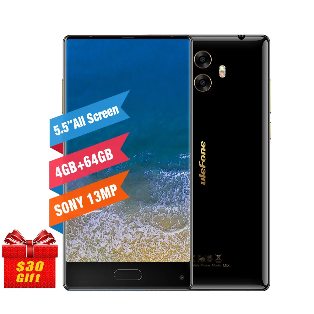 Ulefone Mix смартфон с 5 дюймовым дисплеем восьмиядерным процессором MTK6750T ОЗУ 4 Гб ПЗУ