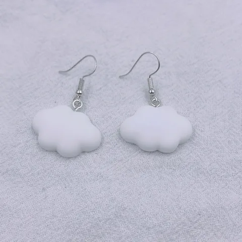 Cute Sweet Summer Cloud Drop Earrings Punk Jewelry For Cool Women Girl Friendship Gifts