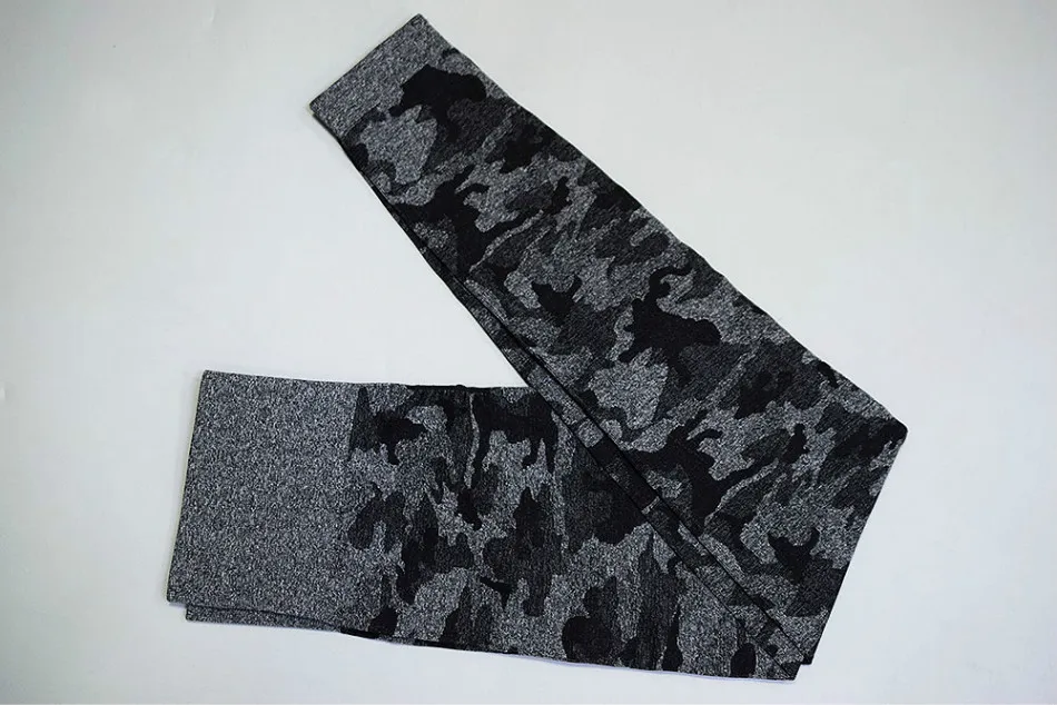PANTS BLACK 2 шт./компл. камуфляж Йога Комплект Для женщин бесшовные Фитнес Йога бюстгальтер спортивный бюстгальтер Высокая Талия тренажерный зал камуфляжной расцветки, легинсы, штаны для фитнеса костюмы тренировки - Цвет: PANTS BLACK