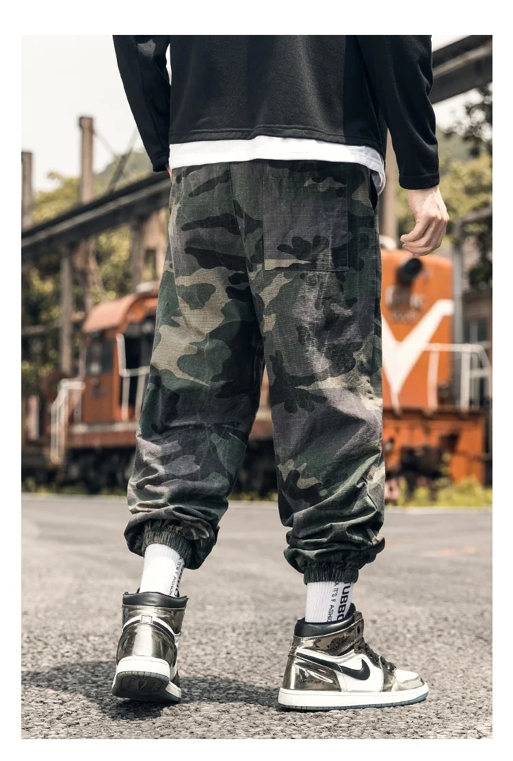 RUIHUO Camo Pants Men Streetwear Camouflage Harem Pants Men Trousers Joggers Men Pants Hip Hop Sweatpants 5XL Autumn New
