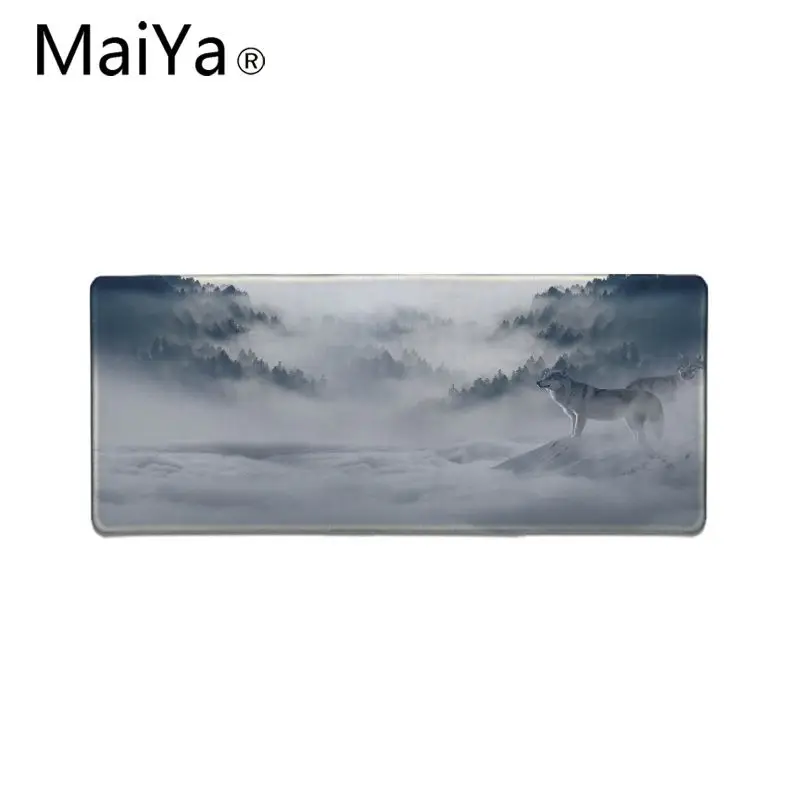 Lock Edge 30x60cm MaiYa My Favorite angry snow Wolf резиновый игровой коврик для мыши Настольный коврик большая акция большой коврик для мыши клавиатуры коврик - Цвет: Lock Edge 30x60cm