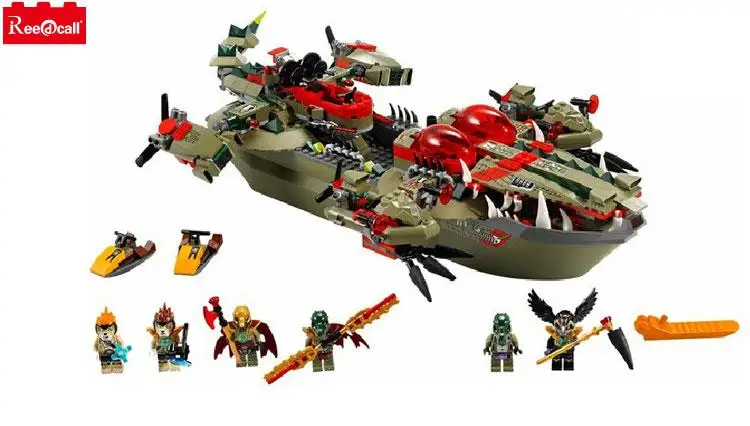 Star Command корабль Cragger's 70006 строительные блоки модельные наборы игрушки для детей Bela 10061 совместимые Chimaed кирпичи фигурки подарок - Цвет: without box