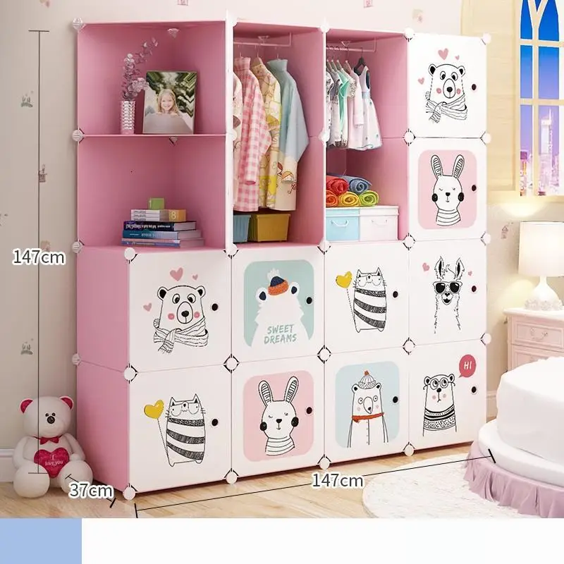 Version M La Meuble Rangement Moveis Para Casa Armoire Chambre Armario Mueble De Dormitorio шкаф мебель для спальни Guarda Roupa гардероб - Цвет: Version M