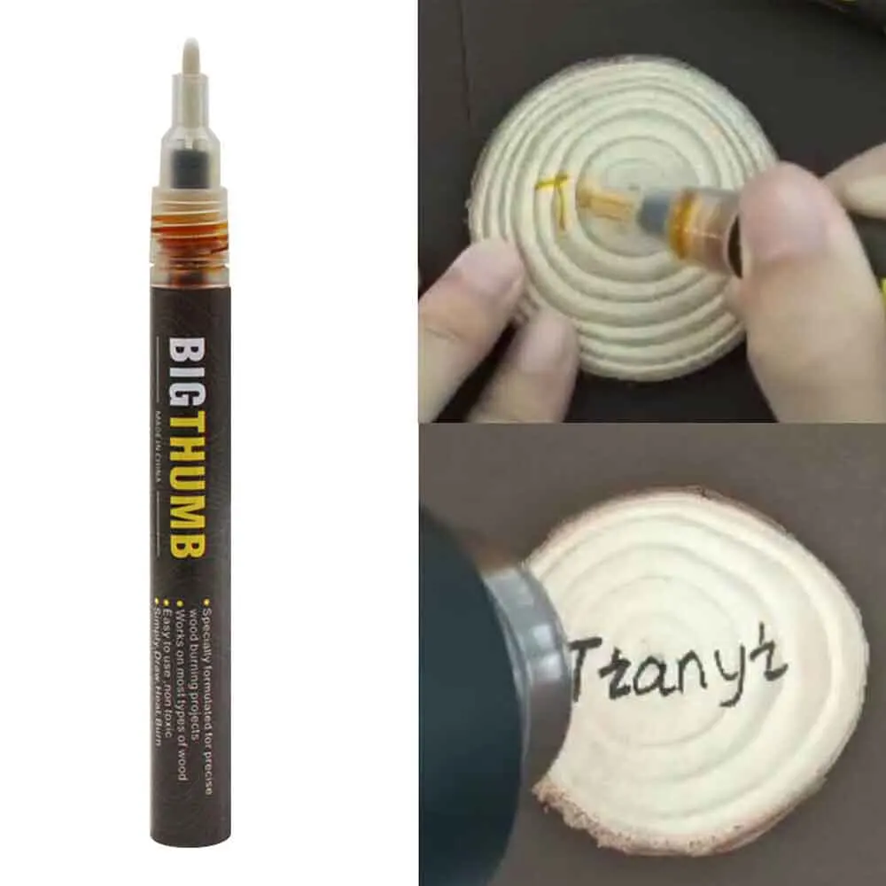 

Fast Chemical Woodburning Pen For DIY Projects Easy Use Scorch Marker Painting