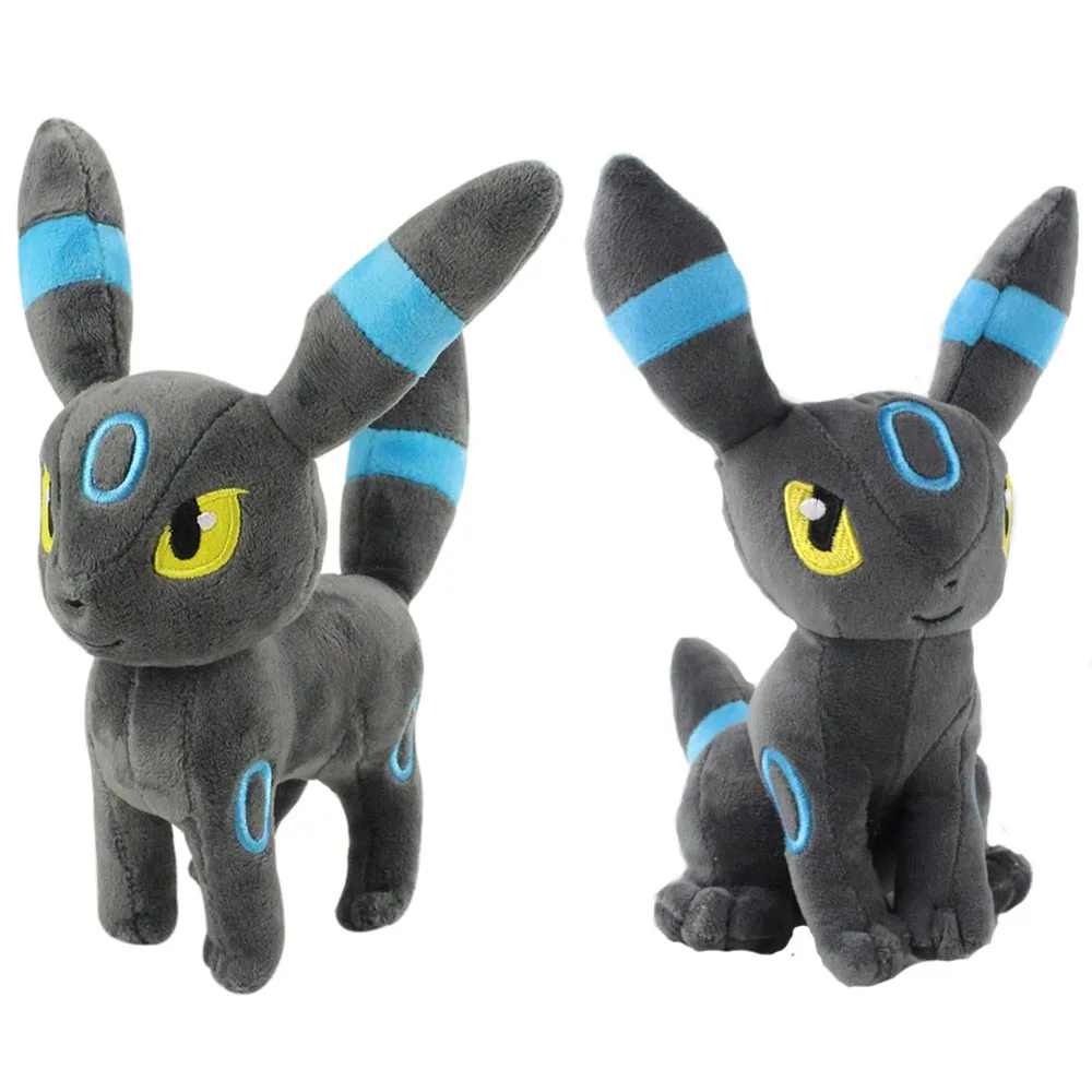 20cm 2styles Pokemon Anime Umbreon Eevee Blue and Black Different Color Squat Sit Down Stand Up Ver. Plush Soft Stuffed Toys | Игрушки и