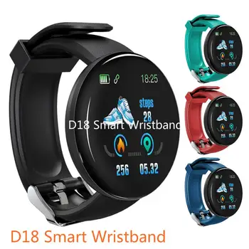 

D18 Smart Wristband Waterproof Pedometer Activity Tracker SportWatch Remote Heart Rate Photography Bracelet Information Reminder