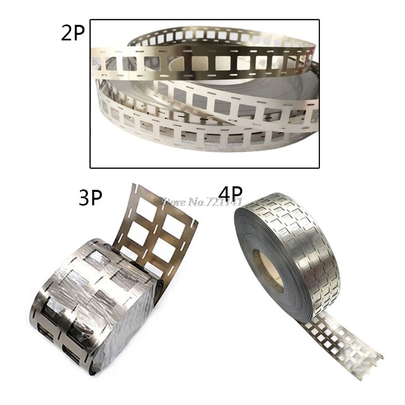 1 м 2/3/4P чистого никеля tab 18650 литий-ионный аккумулятор никелевая полоса, элементная батарея Ni ремень, EV батареи шинопровод никель лента