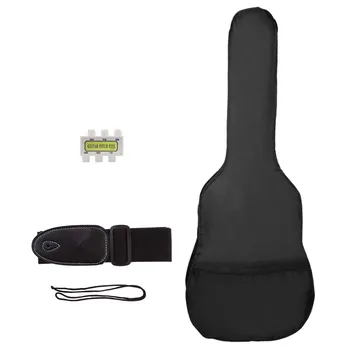 

38'' Guitar Storage Bag + Pitch Pipe + Strap for Folk/Classical/Electric Guitar Parts