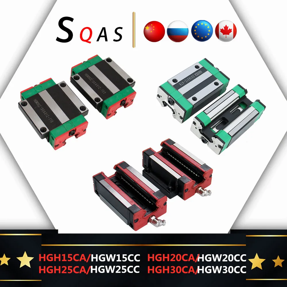 Hltnc-block Slides para Cnc Hgh15ca Hgw15cc Hgh20ca Hgw20cc
