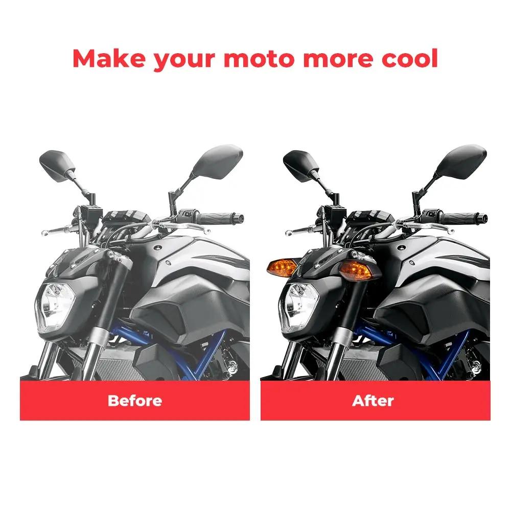 Светодиодный индикатор поворота мотоцикла для YAMAHA MT01 MT25 MT03 MT07 MT09 Tracer MT10 Blinker