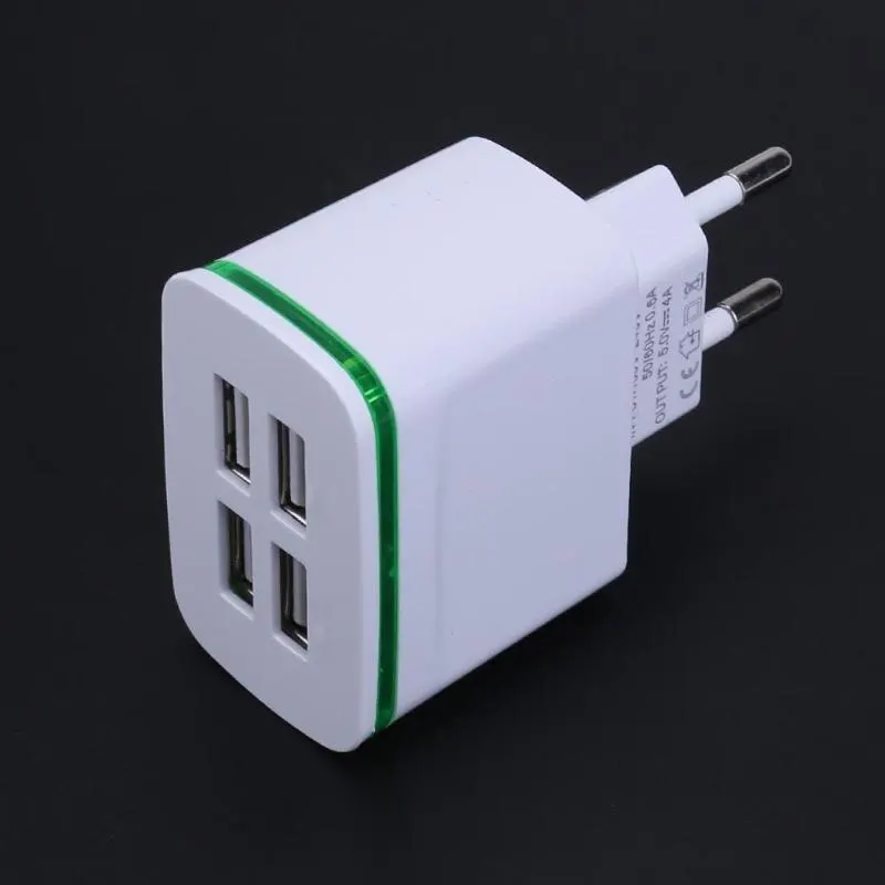 Зарядное устройство USB 4USB lightten 3A многофункциональное Удобное Зарядное устройство для путешествий