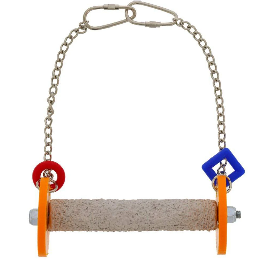 Качели птицы Игрушка для попугаев perches подвесная клетка игрушка для Conures попугаев Parakeets Cockatiels Macaws Finches(красочные