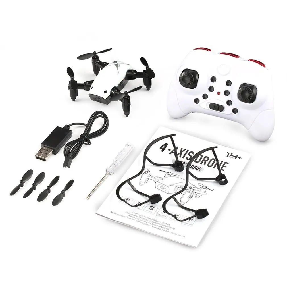 2.4G Mini Drone S9 No Camera RC Helicopter Foldable Drones Altitude Hold RC Quadcopter Headless H/L Speed Switch Dron with Light