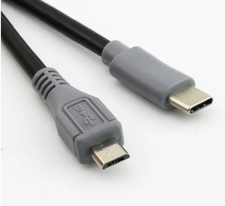 50 шт. USB 3,1 type C стандартный микро штекер кабель. TYPE-C к Micro usb конвертер Android OTG адаптер