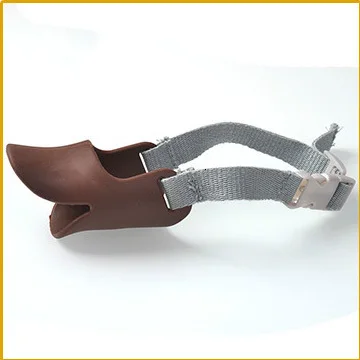 Coffee Leuke Eend Mond Masker Snuit намордник против лая, укусов Stop Kleine Hond Anti-bite Maskers Voor Hond Producten Huisdieren Accessoires 1 шт - Цвет: Coffee