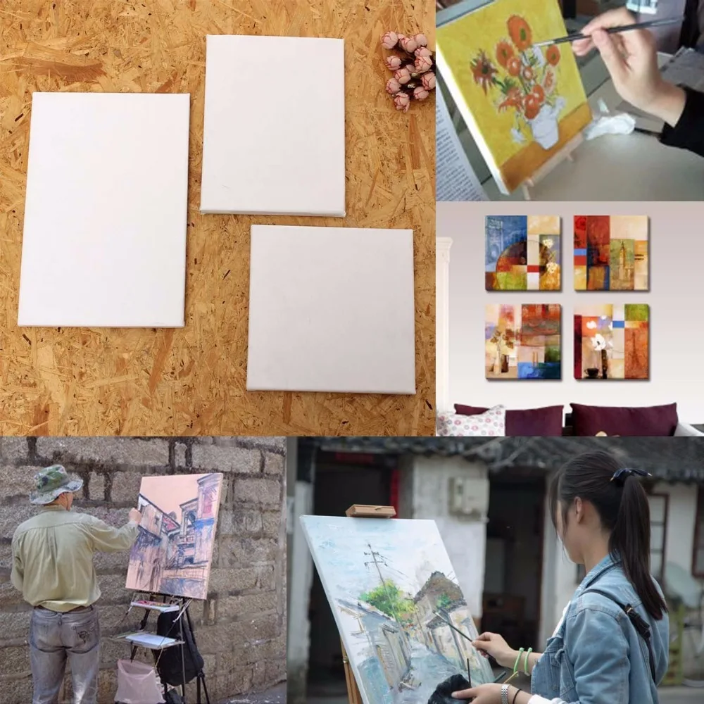 Cotton Canvas For Oil Painting Professional Artist Wood Frame Pre-stretched 100% Cotton Painting