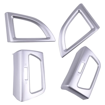 

4pcs ABS Chrome Air Condition AC Vent Outlet Cover Trim Fit for Honda CRV 2012 2013 2014 2015 2016