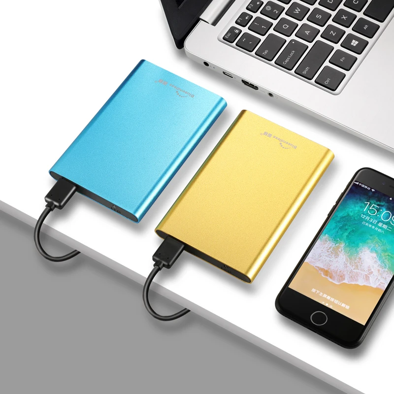 Blueendless External Hard Drive Disk 500GB 1TB 2TB HDD USB 3.0 Externo Disco HD Disk Storage Devices With retail packaging