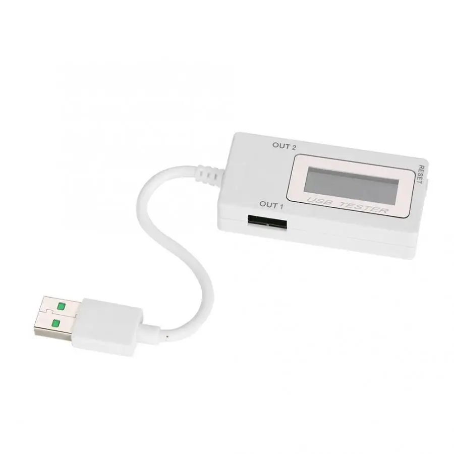 Цифровой аккумулятор KWS-1705B двойной USB измеритель напряжения тока Многофункциональный тестер совместимый для OPPO/HUAWEI бренд