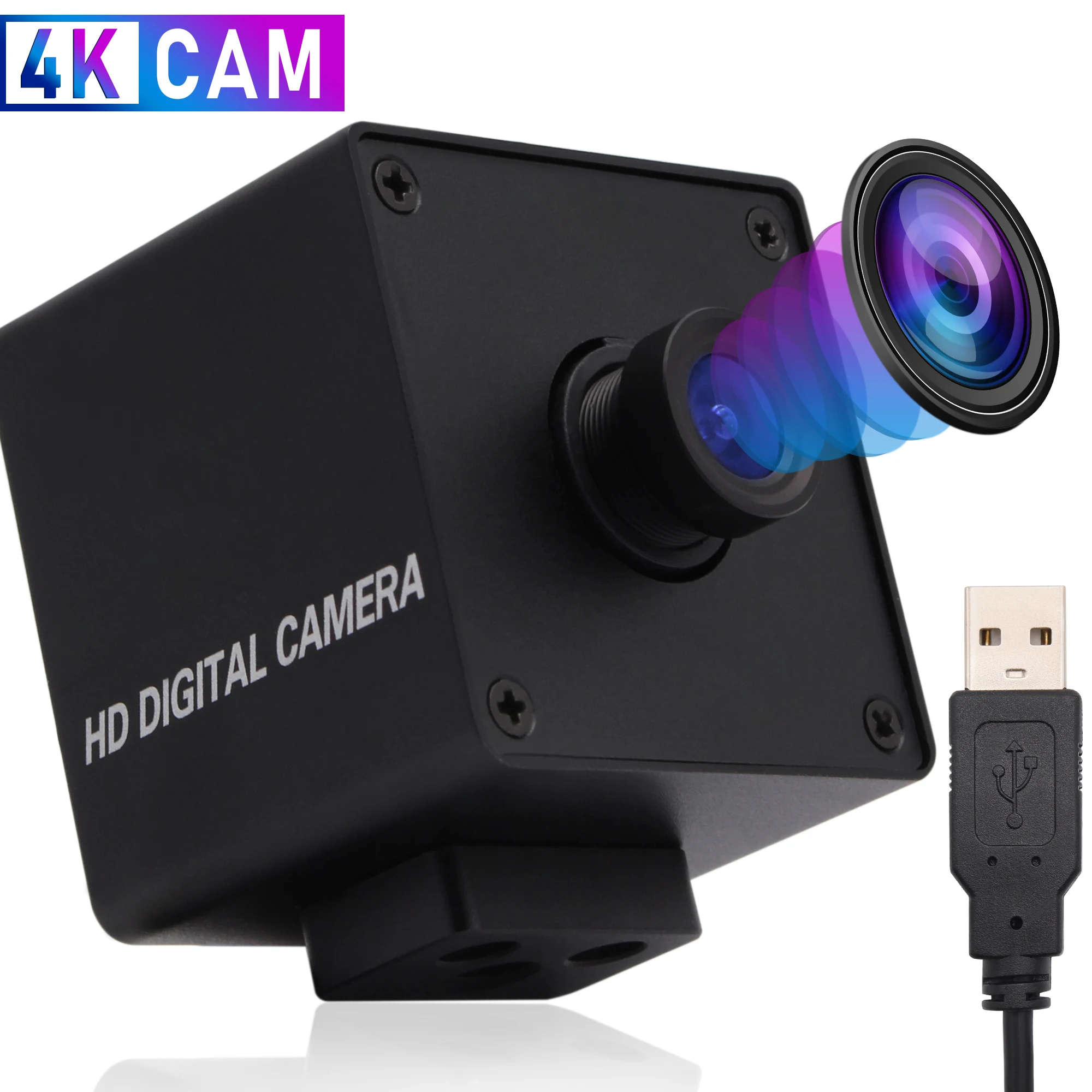 USB камера 4K 3840x2160 Mjpeg 30fps с высокой скоростью кадров OTG UVC свободный драйвер мини веб