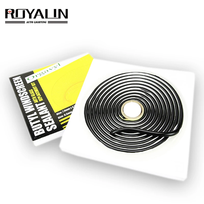 ROYALIN Butyl Windscreen Sealant for Car Glass Headlight Retrofit Snake