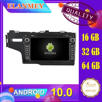 

Latest car Android 10.0 audio video system Fit for HONDA FIT JAZZ 2014 LHD car navigation radio multimedia retain DVD function
