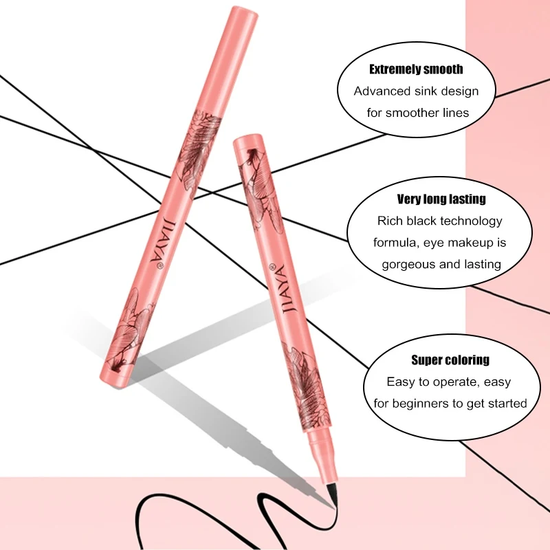 Waterproof Liquid Eyeliner Pen Quick Drying Smudge-proof Eyeliner Cosmetic Accessory Eyeliner Eyes Makeup