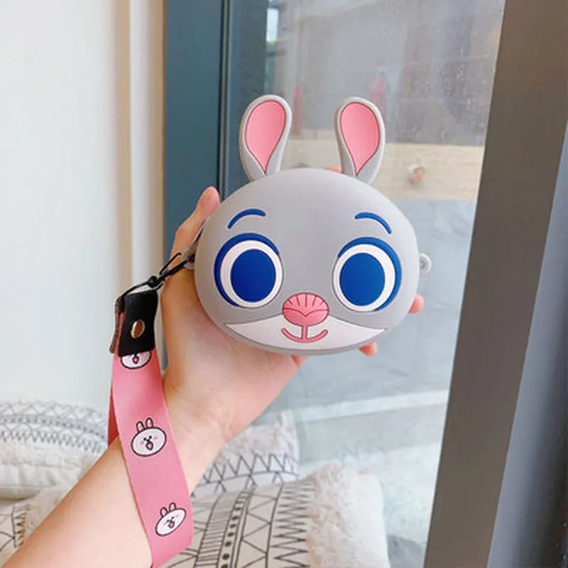 Милый мультяшный Аниме Кошелек для монет кошелек девочек Kawaii маленький на молнии