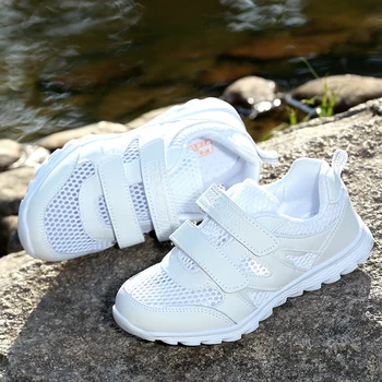 

Shoes kids boys children girls for girl kid boy sneakers sport Tenis infantil menina menino Filla Feminino casual basket White