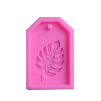 

Deer Leaf Pendant Keychain Soap Mold Resin Casing Craft Jewelry Making Tools