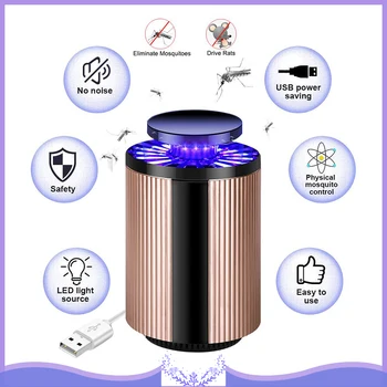 

USB Charging Mosquito Killer Lamp Rats Repeller Screen Touch Button Mosquito Lamp Electric Ultra-quiet Portable Insect Killer