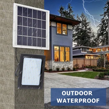 

Motion Sensor Solar Wall Lamp 150 LED Waterproof Outdoor Security Flood Light Solar Power LED Waterproof Easy Installation