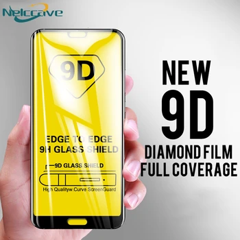 

500 Pieces 9D Curved Full Coverage Tempered Glass For Huawei P30 P20 Pro P10 Plus P9 Mini P8 Lite 2017 Screen Protector Film