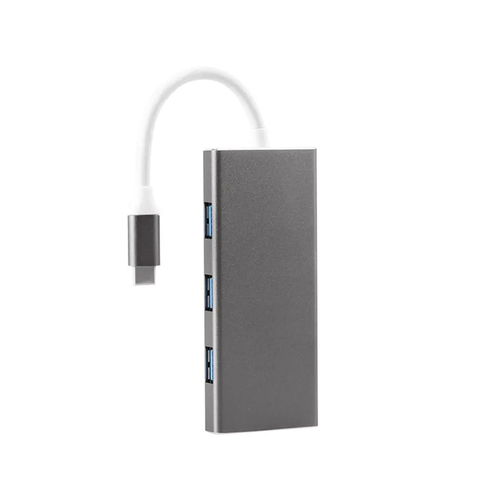7 в 1 USB 3,0 концентратор USB 3,1 type C 4K HDMI безопасная цифровая карта TF кардридер type C PD зарядный адаптер для MacBook Air Pro