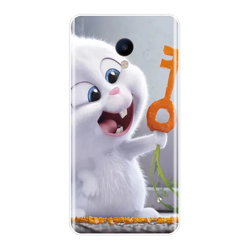 Phone Case For Meizu M6 M6S M5C M5 M5S M3S M3 M2 Soft Silicone TPU Cute Animals Painted Back Cover For Meizu M6 M5 M3 M2 Note