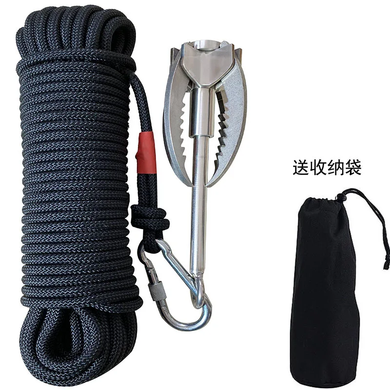 Stainless Steel Climbing Claw Ice Rock Hook Mountaineering Tool Large  Outdoor Survival Climbing Flying Claw Grappling Hook - AliExpress