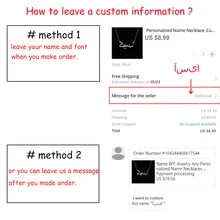  Customized Arabic Name Necklaces For Women Personalized Stainless Steel Chain Choker Islamic Necklace Wedding Jewelry Gift 2023 